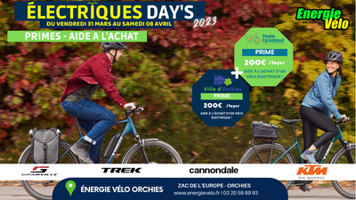 ÉLECTRIQUES DAY'S 2023 - Énergie Vélo Orchies